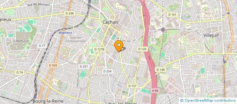 localisation de l'entreprise MADAME TANYA ERIANA  CACHAN