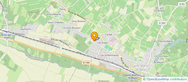 localisation de l'entreprise MADAME TANYA LOUISE CHARTIER  SAINT MARTIN LE BEAU