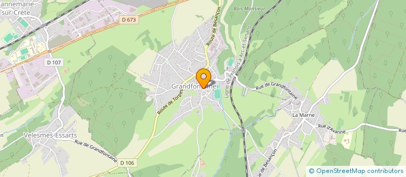 localisation de l'entreprise MADAME TANYA POLAIN  GRANDFONTAINE