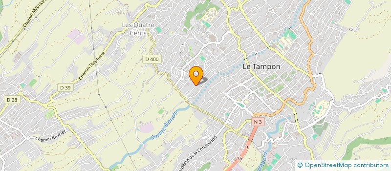 localisation de l'entreprise MADAME TANYA SINACOUTY à LE TAMPON