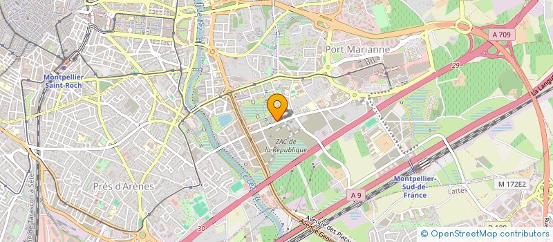 localisation de l'entreprise MADAME TAOUAB HAROUCH à MONTPELLIER