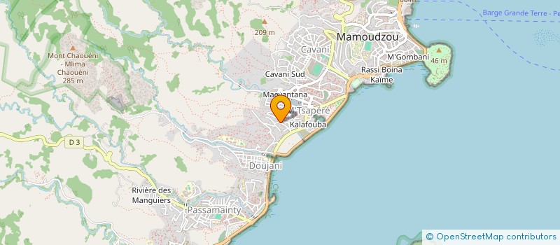 localisation de l'entreprise MADAME TAOUFATI ALI HAMIDI  MAMOUDZOU