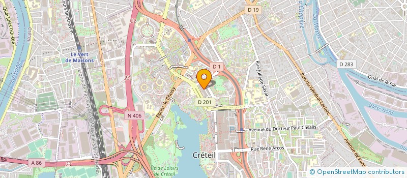 localisation de l'entreprise MADAME TAOUS BENSACI  CRETEIL