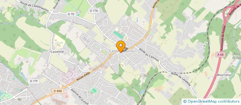 localisation de l'entreprise MADAME TAOUS BOUNACHE  CASTELMAUROU