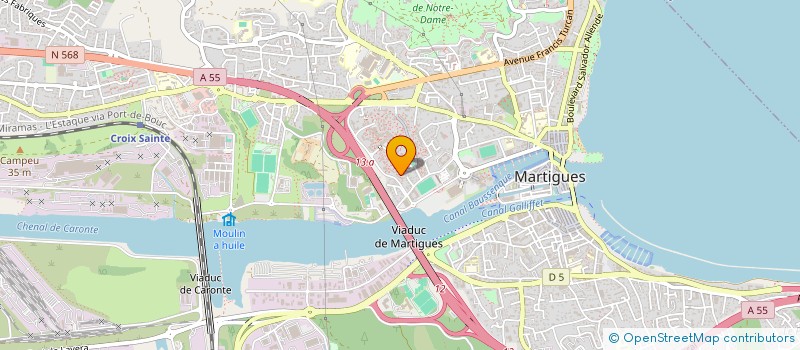 localisation de l'entreprise MADAME TAOUS HOCINE  MARTIGUES