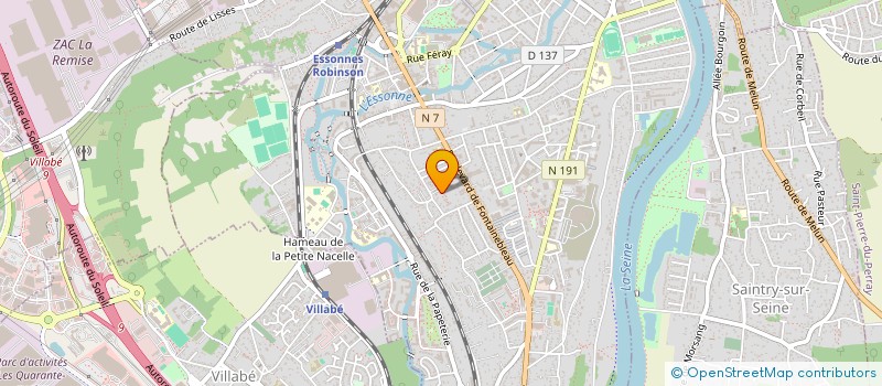 localisation de l'entreprise MADAME TAOUS LARADI à CORBEIL-ESSONNES