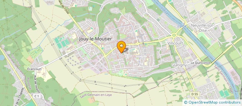 localisation de l'entreprise MADAME TAOUS MANSOURI  JOUY-LE-MOUTIER