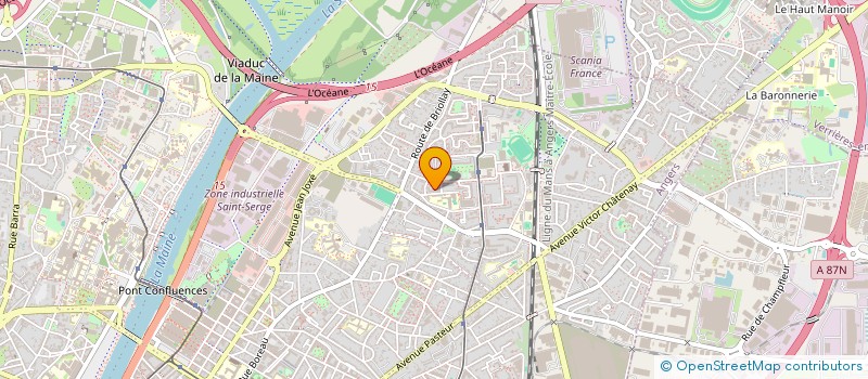 localisation de l'entreprise MADAME TAOUS OULD BEKKOU à ANGERS