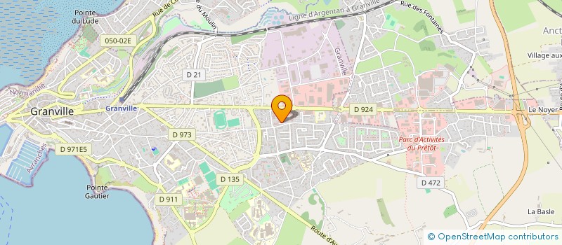 localisation de l'entreprise MADAME TAOUS REZAOUI  GRANVILLE