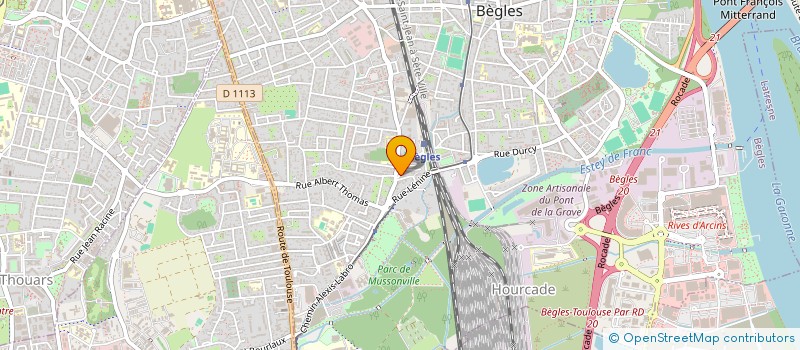 localisation de l'entreprise MADAME TAOUSSE AKOUR à BEGLES