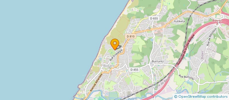 localisation de l'entreprise MADAME TARA ANDREANI à BIDART