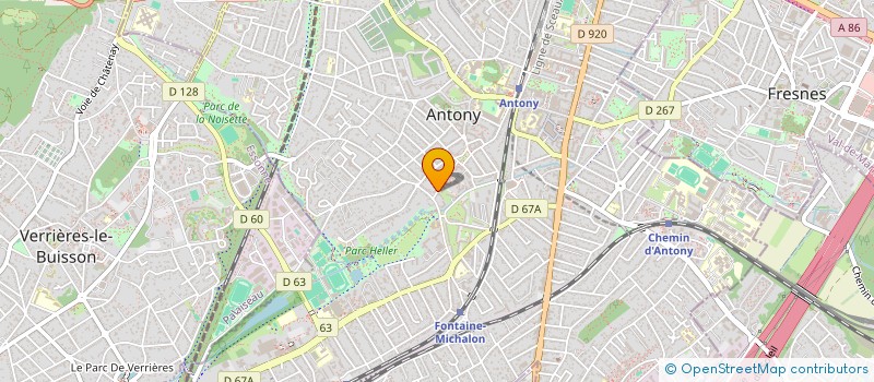 localisation de l'entreprise MADAME TARA AYME à ANTONY