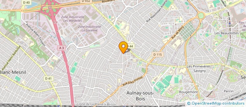 localisation de l'entreprise MADAME TARA MALKONIAN à AULNAY-SOUS-BOIS
