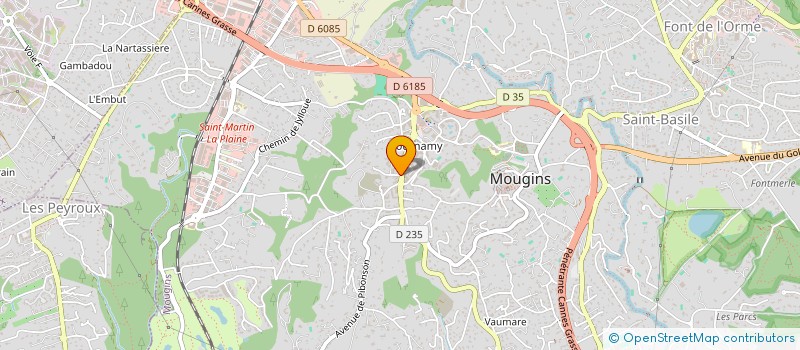 localisation de l'entreprise MADAME TARA SEBAOUN  MOUGINS