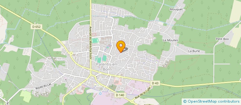 localisation de l'entreprise MADAME TARA SOUILJAERT  PARENTIS-EN-BORN