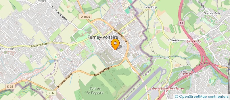 localisation de l'entreprise MADAME TARA ZAKHER  ORNEX