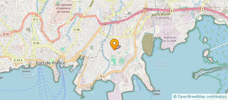 localisation de l'entreprise MADAME TARAH JEAN-GILLES  FORT-DE-FRANCE