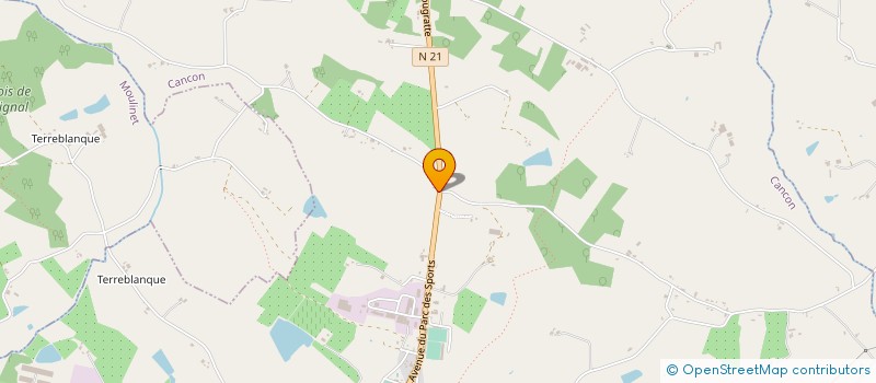 localisation de l'entreprise MADAME TASHA CLARK  CANCON