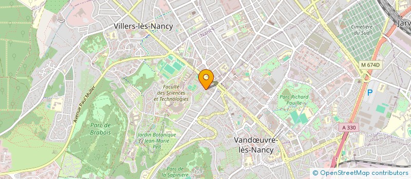 localisation de l'entreprise MADAME TASNIM BRINSI à VANDŒUVRE-LES-NANCY