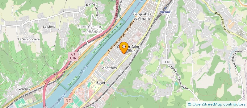 localisation de l'entreprise MADAME TASSADIT AMALOU à VIENNE