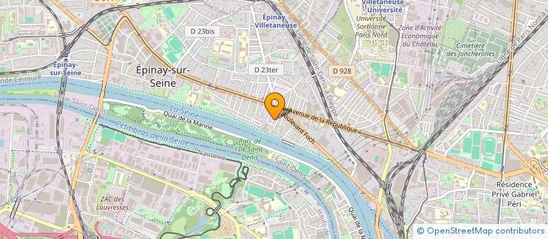 localisation de l'entreprise MADAME TASSADIT BEDDEK à EPINAY-SUR-SEINE
