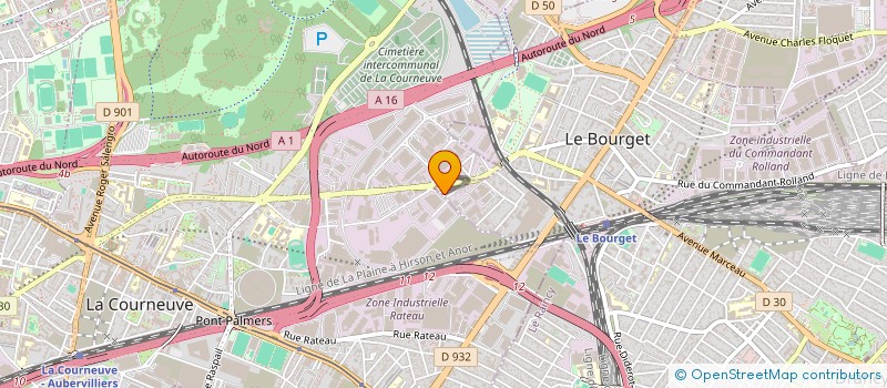 localisation de l'entreprise MADAME TASSADIT HADDAR à LE BOURGET