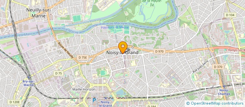 localisation de l'entreprise MADAME TASSADIT KESSAI  NOISY-LE-GRAND