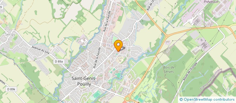localisation de l'entreprise MADAME TASSADIT KHADIR à SAINT-GENIS-POUILLY