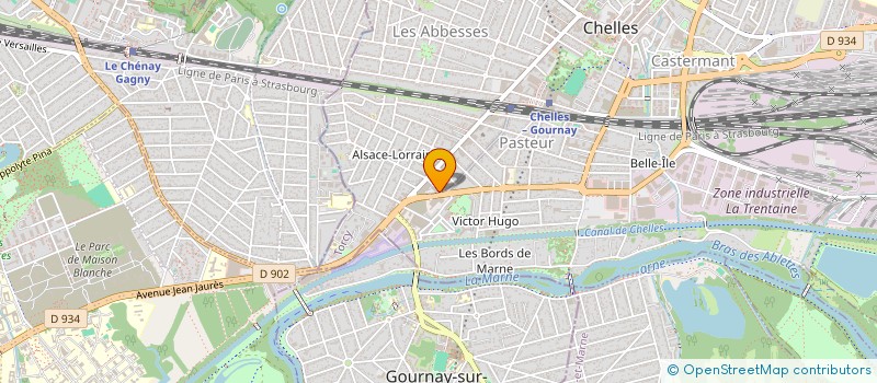 localisation de l'entreprise MADAME TASSADIT LILOUCHE  CHELLES