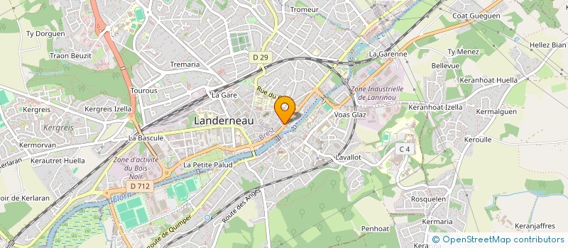 localisation de l'entreprise MADAME TASSADIT TEMMAR à LANDERNEAU