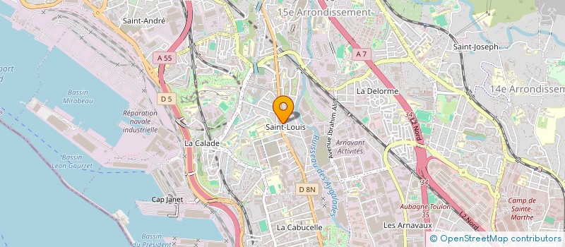 localisation de l'entreprise MADAME TASSADIT YAHIAOUI à MARSEILLE