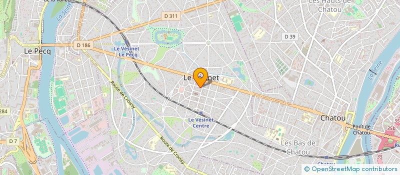 localisation de l'entreprise MADAME TASSADITE MOHANDI  LE VESINET