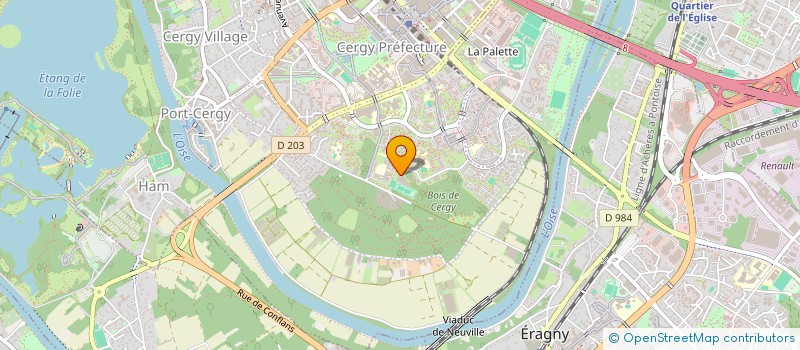 localisation de l'entreprise MADAME TASSDIIT ZIANI  CERGY