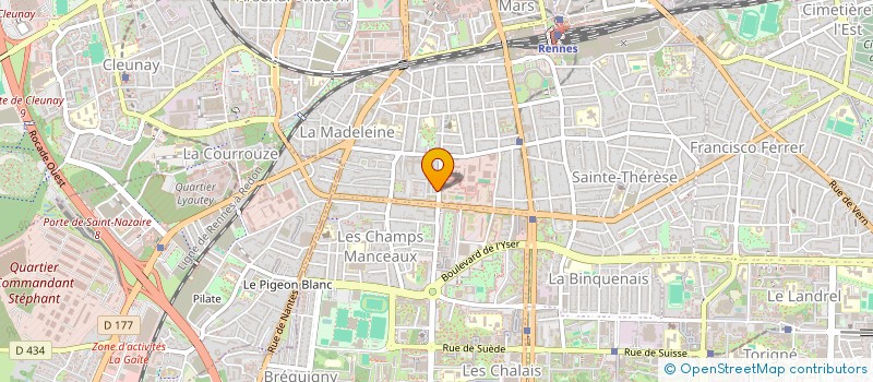 localisation de l'entreprise MADAME TASSILIMA ALI ABASSI  RENNES