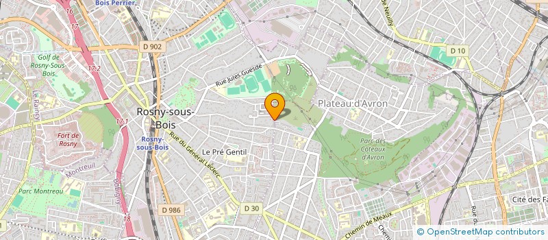 localisation de l'entreprise MADAME TASSIRIE SAKO  ROSNY-SOUS-BOIS
