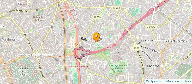 localisation de l'entreprise MADAME TATA MAGASSA à BAGNOLET