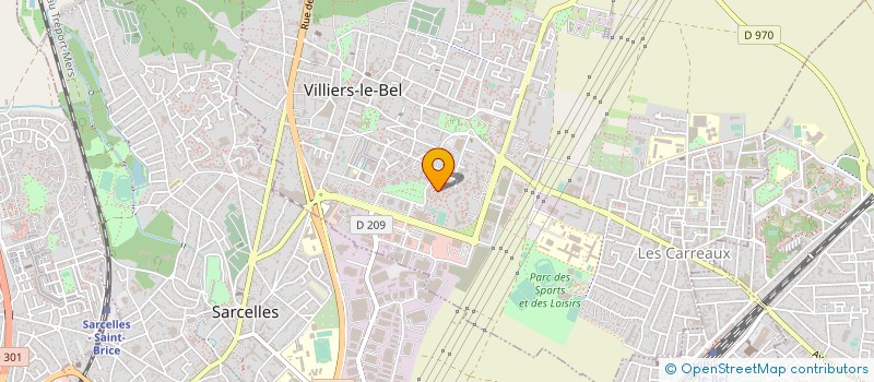 localisation de l'entreprise MADAME TATA SANOGO  VILLIERS-LE-BEL