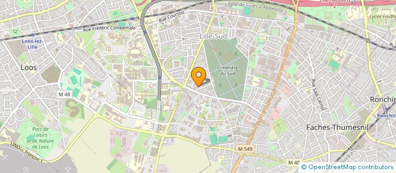 localisation de l'entreprise MADAME TATE SOUARE à LILLE