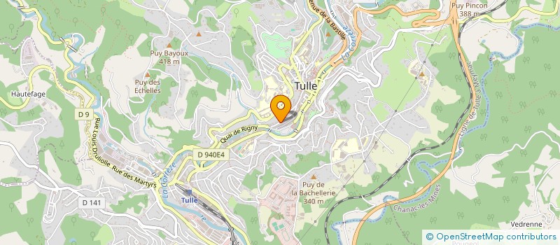 localisation de l'entreprise MADAME TATIANA ALRIC  TULLE