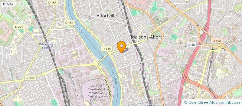 localisation de l'entreprise MADAME TATIANA ANDRONACHE à ALFORTVILLE