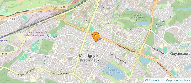 localisation de l'entreprise MADAME TATIANA ARANTCHOUK à MONTIGNY-LE-BRETONNEUX