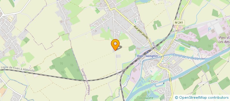 localisation de l'entreprise MADAME TATIANA BAHIER  SAINGHIN-EN-WEPPES