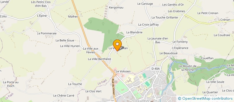 localisation de l'entreprise MADAME TATIANA BAILLY  LE FIL