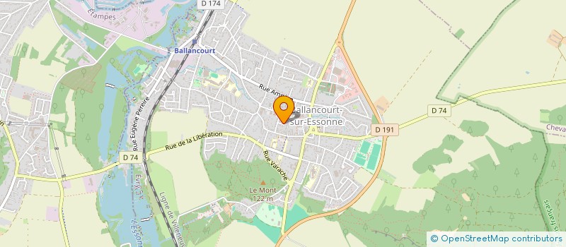 localisation de l'entreprise MADAME TATIANA BALEUX  BALLANCOURT-SUR-ESSONNE