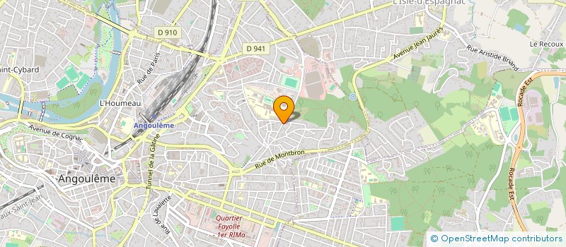 localisation de l'entreprise MADAME TATIANA BARBESOLLE à ANGOULEME