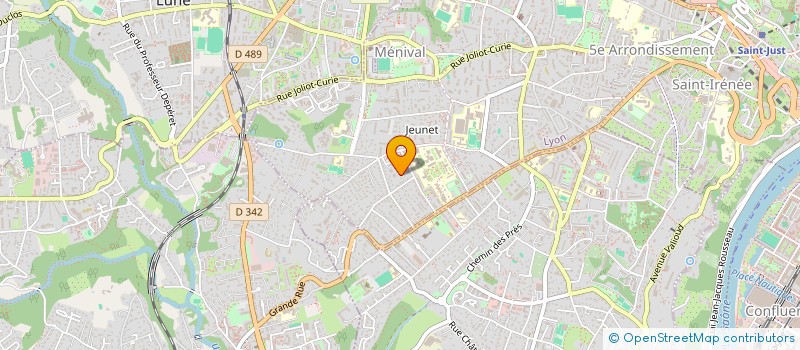 localisation de l'entreprise MADAME TATIANA BARTHELEMY  LYON 5EME