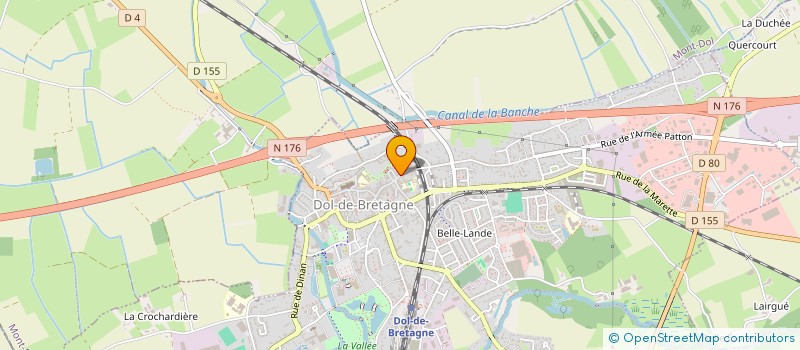 localisation de l'entreprise MADAME TATIANA BAUX  DOL-DE-BRETAGNE