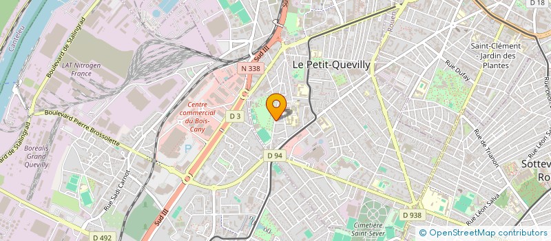 localisation de l'entreprise MADAME TATIANA BELLEFONTAINE  LE PETIT-QUEVILLY