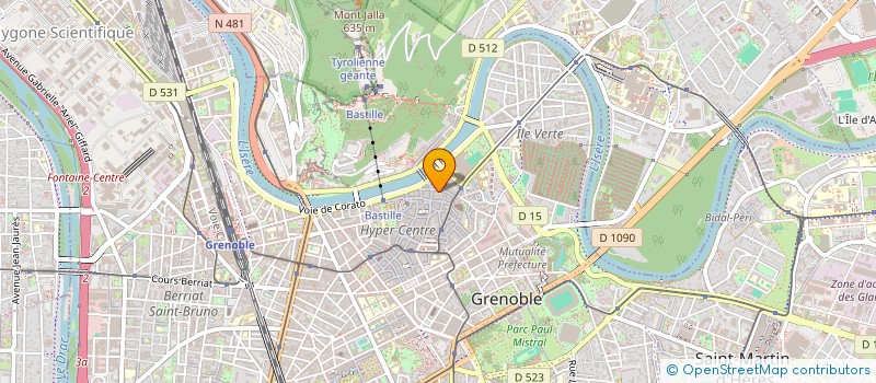 localisation de l'entreprise MADAME TATIANA BENDOUMA à GRENOBLE