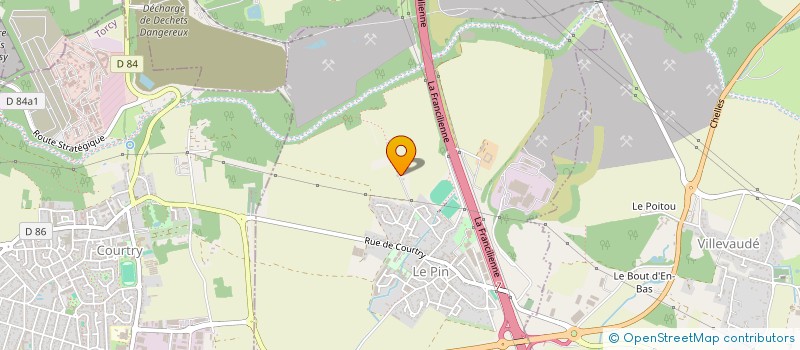 localisation de l'entreprise MADAME TATIANA BENICOURT  LE PIN